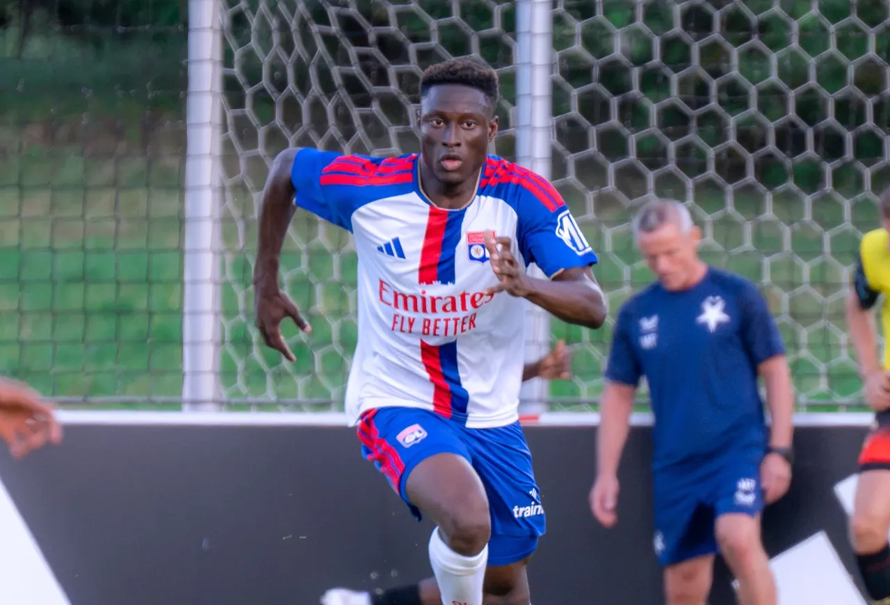 Mohamed Ouédraogo à l'issu d'une séance d'entrainement avec Lyon/ Crédit photo: Mohamed Ouédraogo sur Instagram